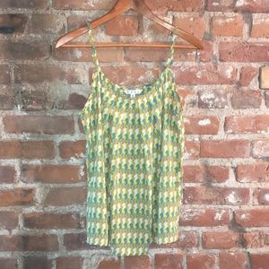 CAbi Yellow and Green Seahorse Cami